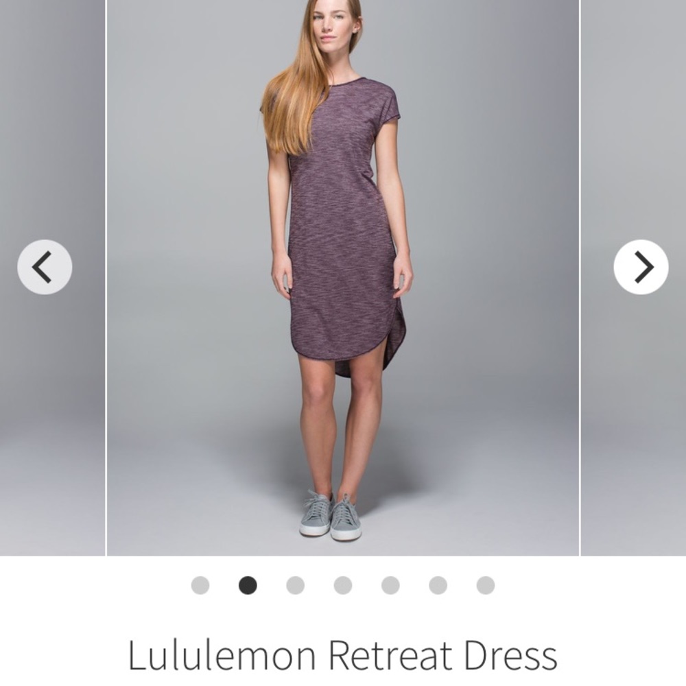 Lulu Retreat Dress size M heathered black cherry